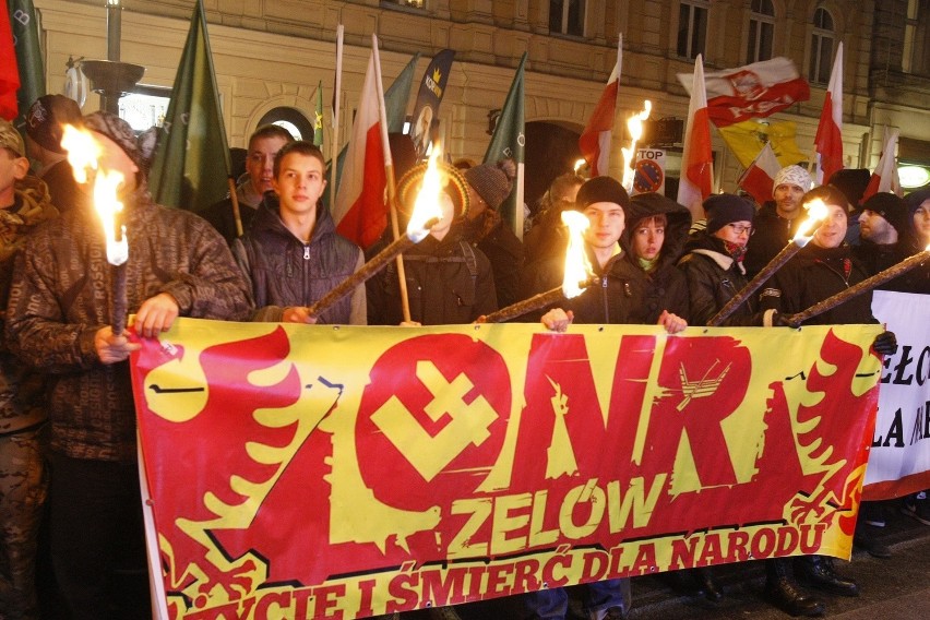 Manifestacja odbyła się w Łodzi po raz dziewiąty. Uczestnicy...