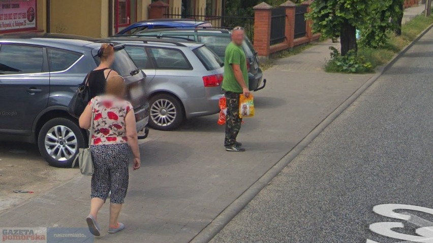 Brześć Kujawski. Przyłapani przez Google Street View na...