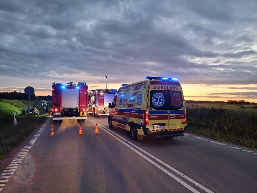 Śmiertelny wypadek pod Świdnicą, na łączniku zginęły dwie...