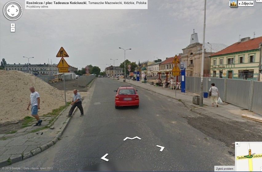 Tomaszów i Opoczno w Google Street View. Wybierz się na wirtualny spacer
