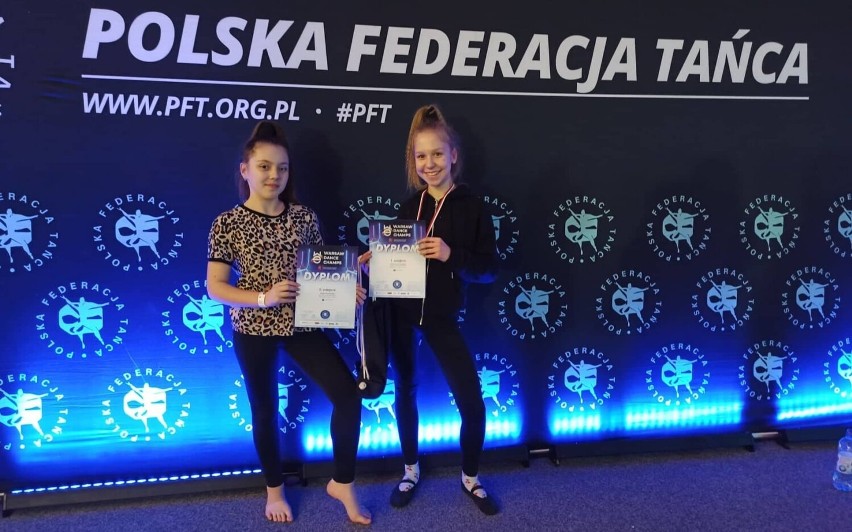 Chełmskie tancerki zajęły czołowe miejsca w międzynarodowym turnieju tańca w Warszawie