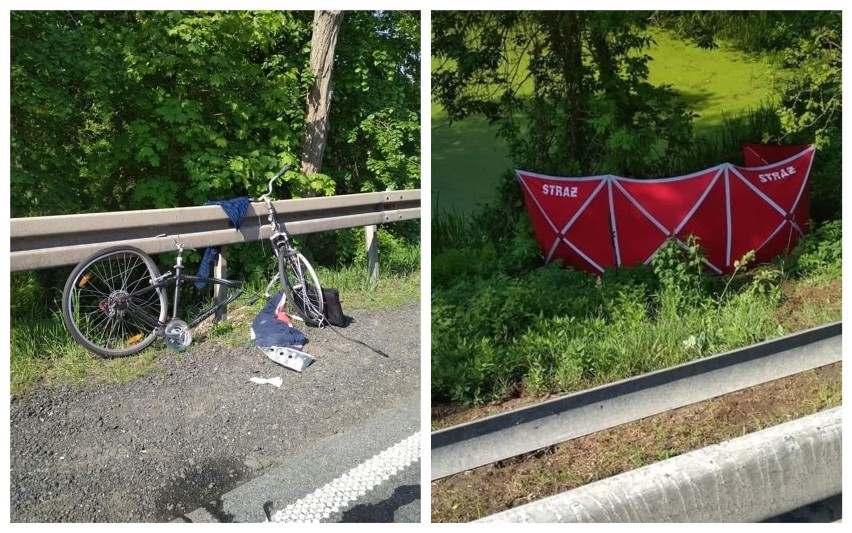 Tragiczny wypadek na drodze Włocławek - Płock. Nie żyje 24-latek [zdjęcia]