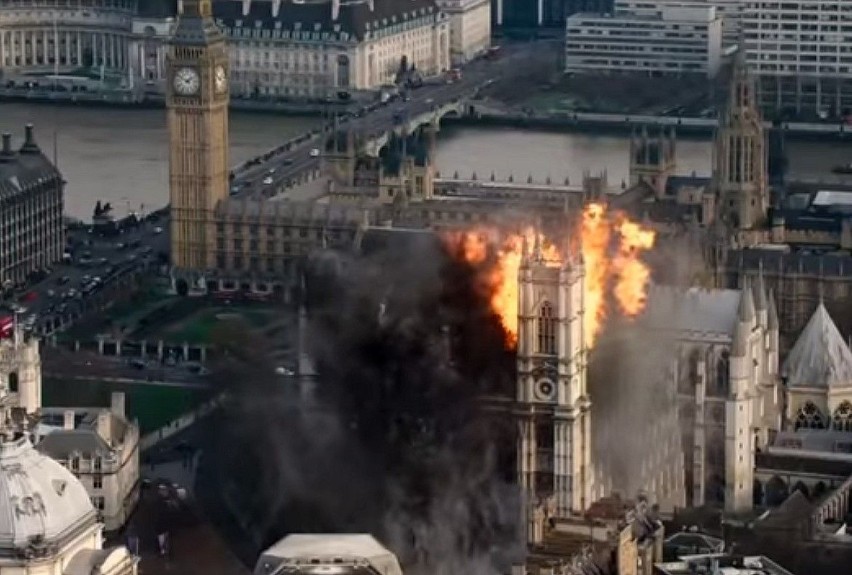 Przerażająca wizja ataku na Londyn trafi w marcu do kin. Zobacz zwiastun filmu "Londyn w ogniu" (wideo)