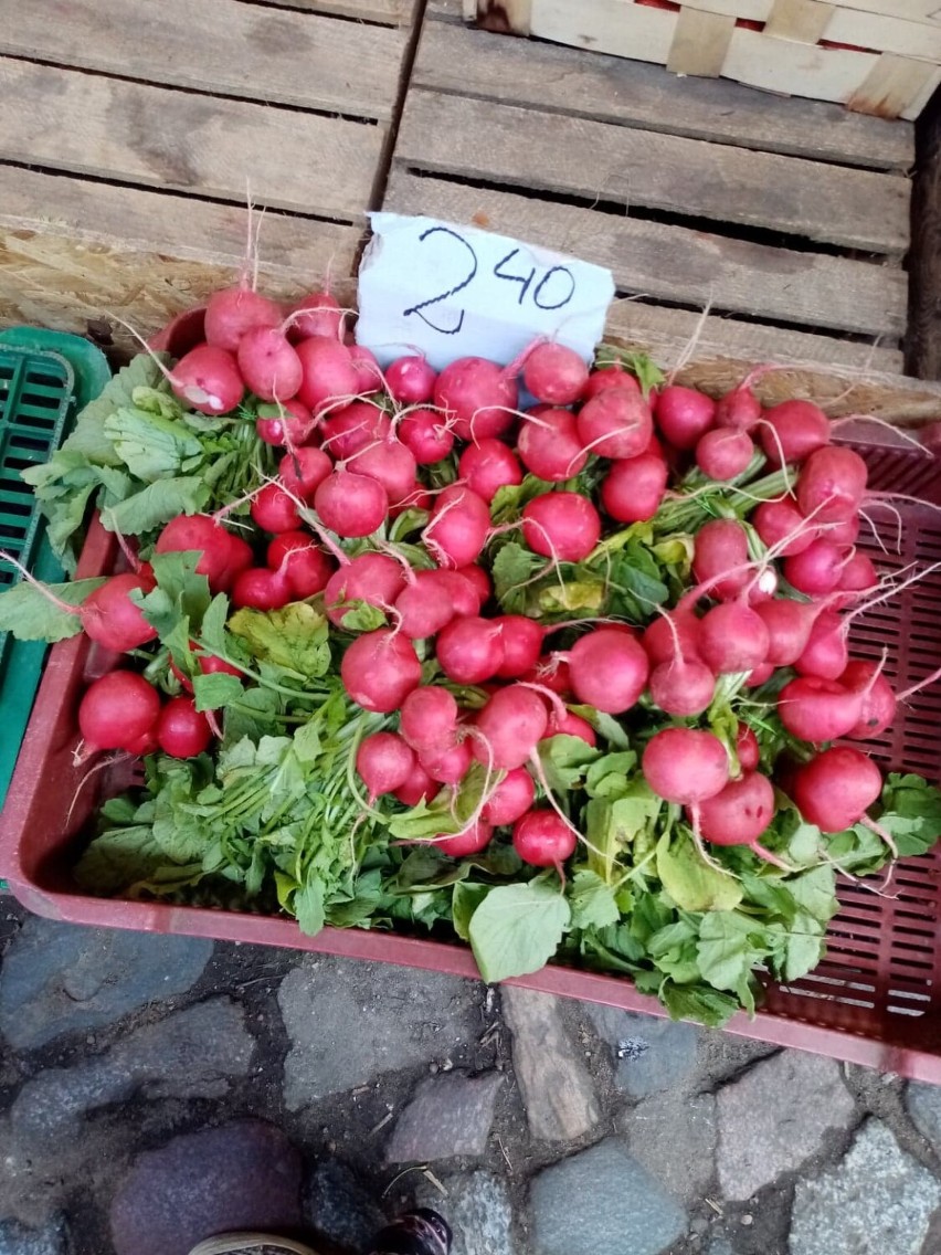 Oto najnowsze ceny owoców i warzyw na runku przy placu...
