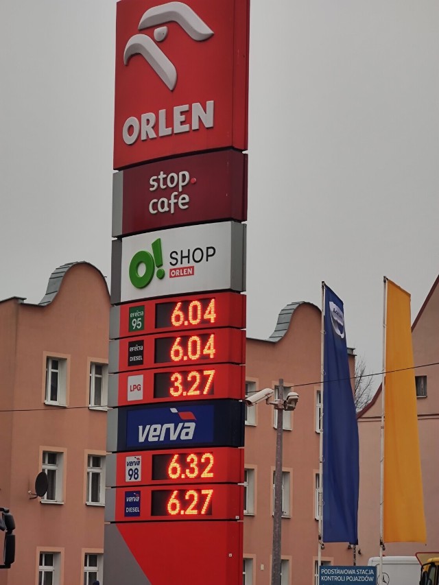 Cena paliw na stacji Orlen we wtorek, 16 listopada