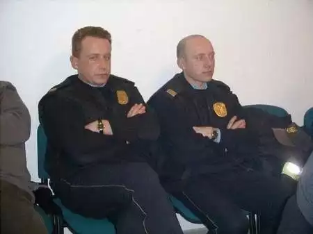 Strażnicy  Grzegorz Maćkowski i Jarosław Ulenberg pracują tylko do końca grudnia.