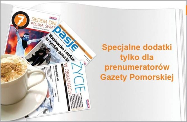 Gazeta Pomorska, prenumerata, tylko do 22 lipca.