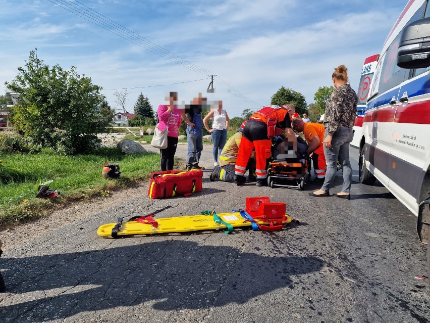Wypadek na drodze Brzezie - Wieniec w gminie Brześć Kujawski