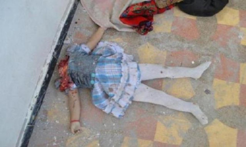 Mosul, Irak - chrześcijańskie dzieci pozbawione głów, które...