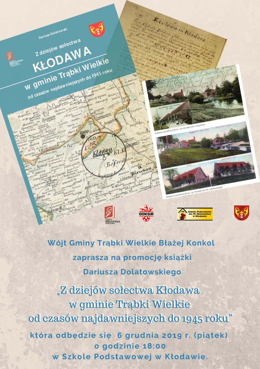 Spotkania z Dariuszem Dolatowskim, autorem książek o gminach Kłodawa i Kolbudy 
