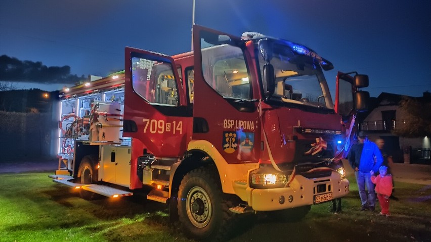 Strażacy z Lipowej świętowali otrzymanie nowego samochodu ratowniczo-gaśniczego 709[S]14 GBA D15 4x4 PS Szczęśniak