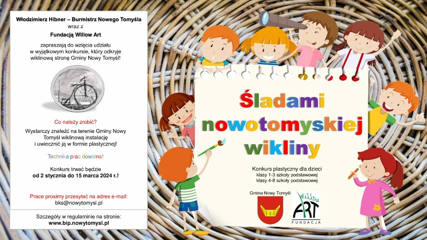 "Śladami Nowotomyskiej Wikliny" - konkurs noworoczny dla dzieci