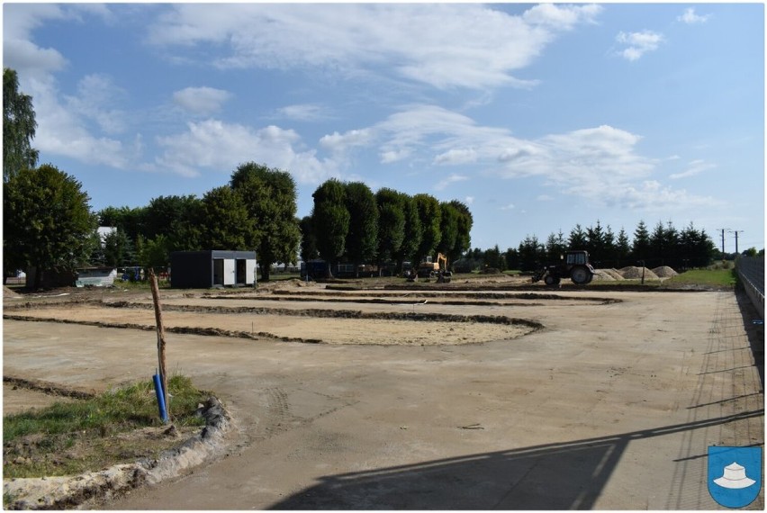 Gmina Kłobuck buduje nowe boisko w sołectwie Kamyk