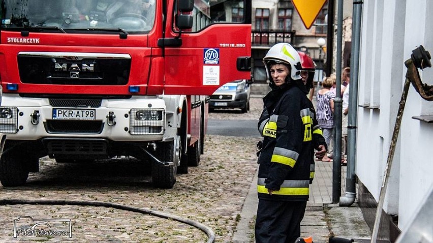 Szybka akcja strażaków w Koźminie [ZDJĘCIA]