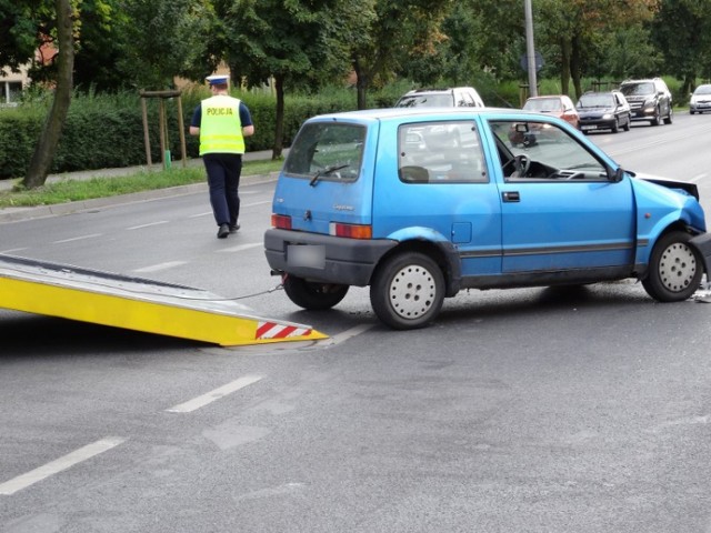 Wypadek na Grochowskiej w Poznaniu