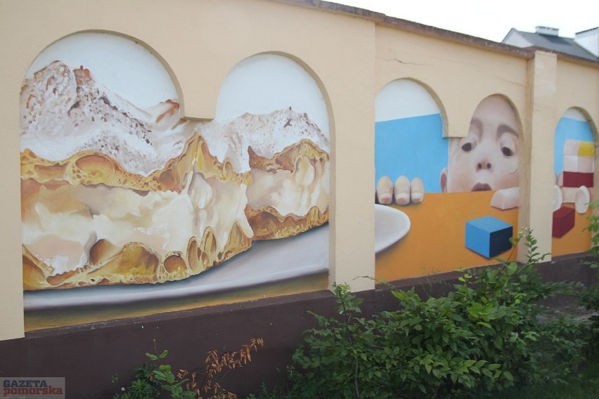 Ściana Bakallandu, ul. Piwna