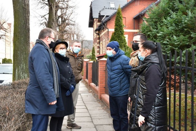 Spotkanie władz miasta z wykonawcami inwestycji związanej z remontem na ulicy Aleje Lipowe.