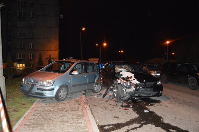 Kolizja w Jastrzębiu: uszkodził cztery samochody