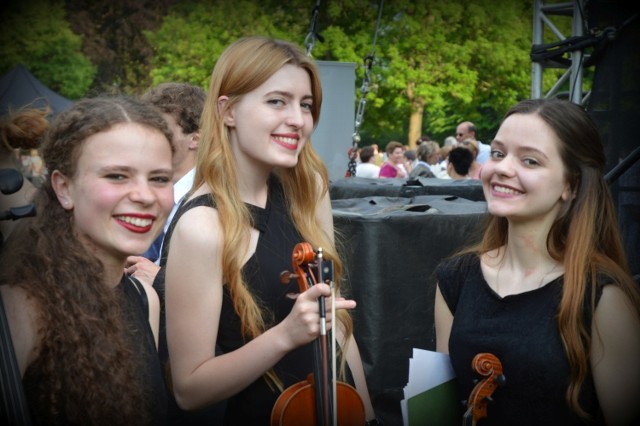 Dziewczyny z orkiestry programu EUROPERA YOUTH