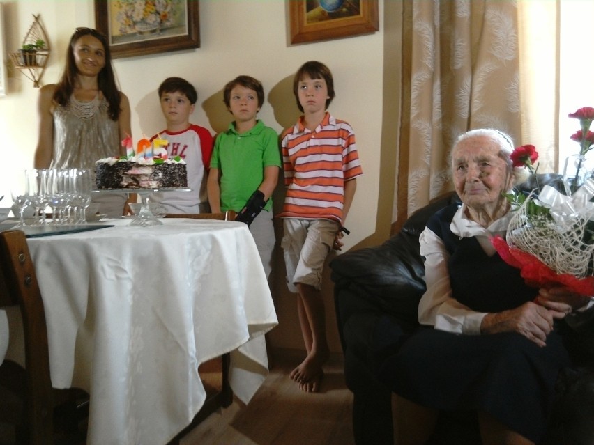 105 lat pani Marianny Łyszcz, mieszkanki Janowca