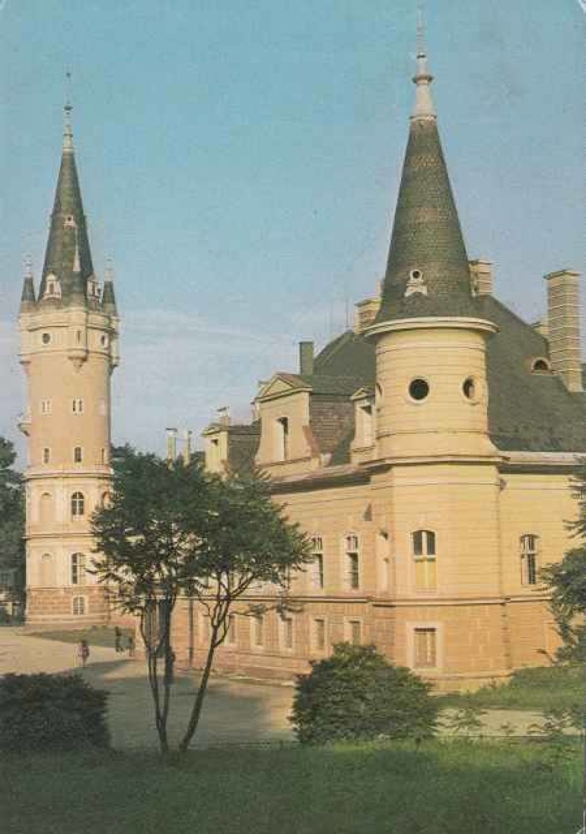 Pałac w Bożkowie w latach 80-tych