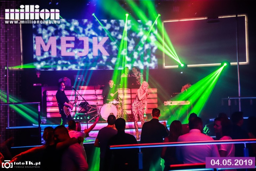 Impreza w klubie Million Włocławek - 4/5 maja 2019. MEJK w Million Club [zdjęcia]