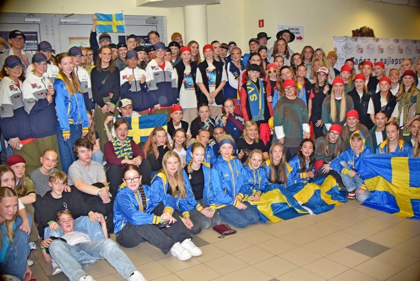 Liczna reprezentacja ze Szwecji.