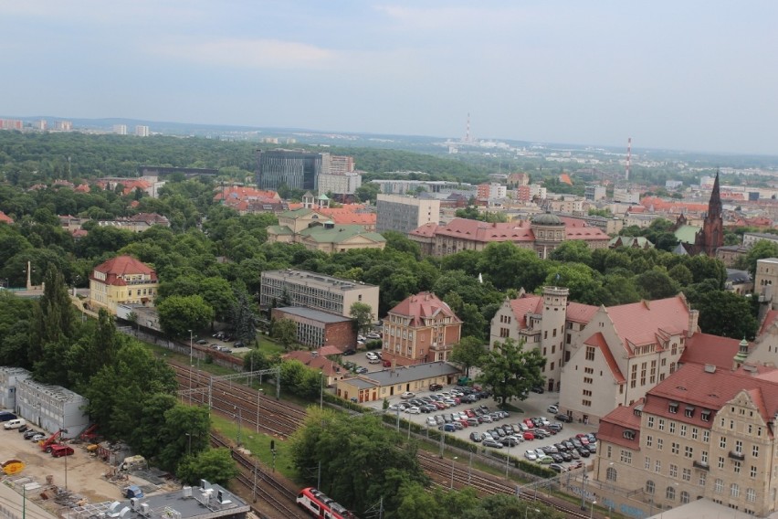 Panorama Poznania z biurowca Bałtyk