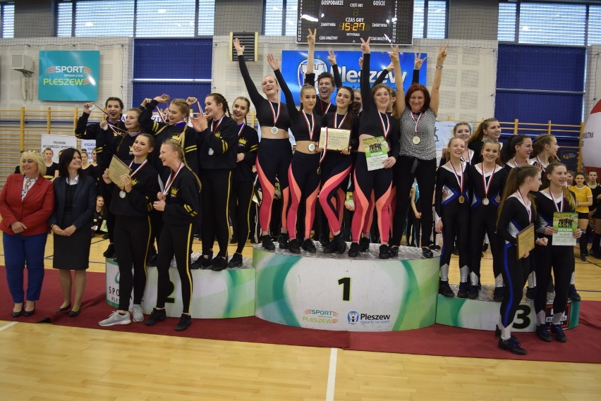 Finał I Ligi w ramach XIX Wielkopolskich Igrzysk Młodzieży Szkolnej w Aerobiku Grupowym w Pleszewie