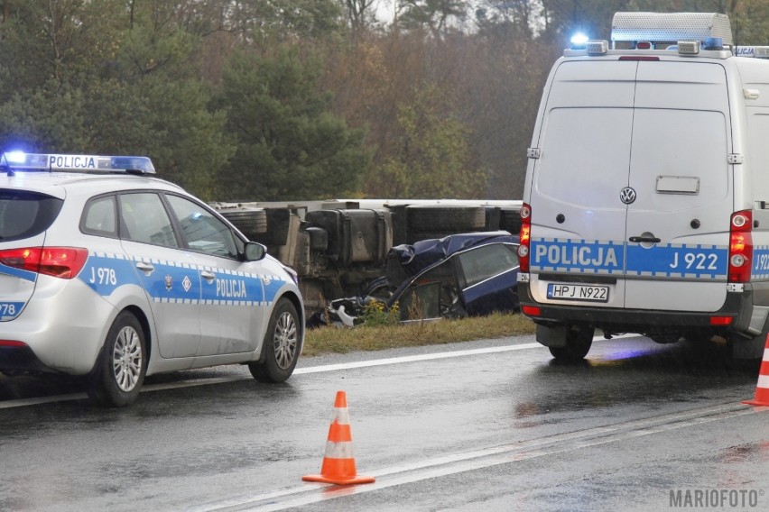 Wypadek na obwodnicy Opola.