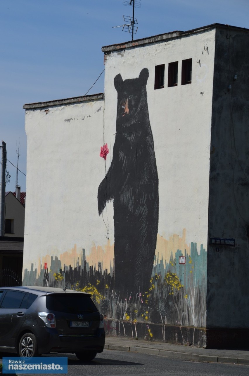 Murale na ulicy Targowej w Rawiczu