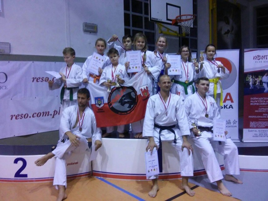 Kuba Baranowski zdobył dwa złote medale na zawodach karate w...