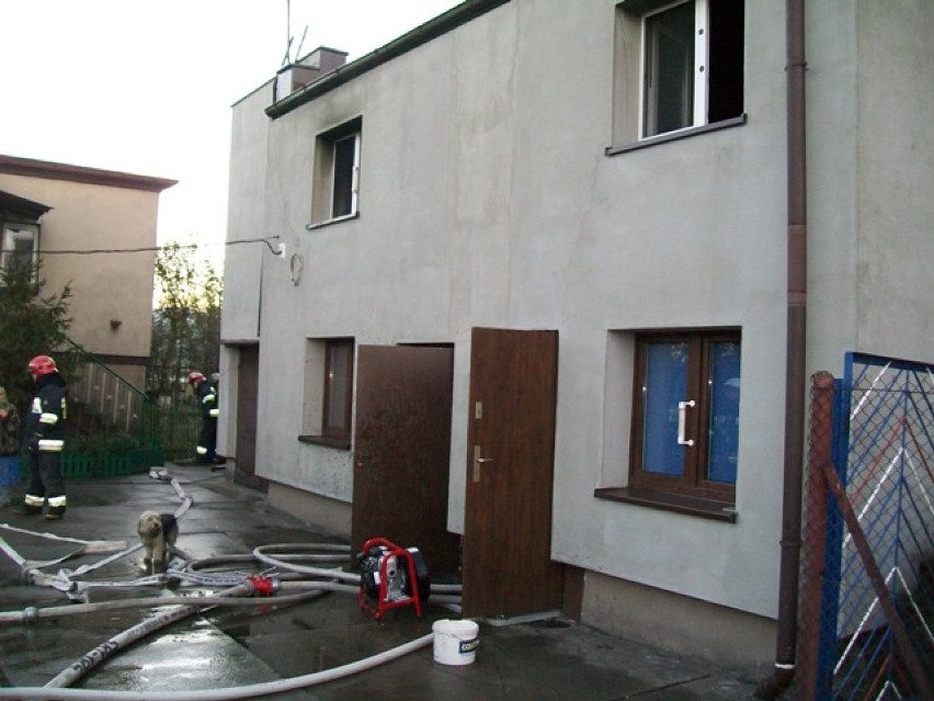 Strzałkowo: Pożar kuchni w budynku jednorodzinnym
