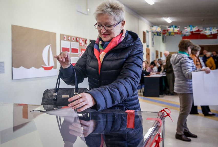 Wybory samorządowe 2018. Głosowanie w Trójmieście.