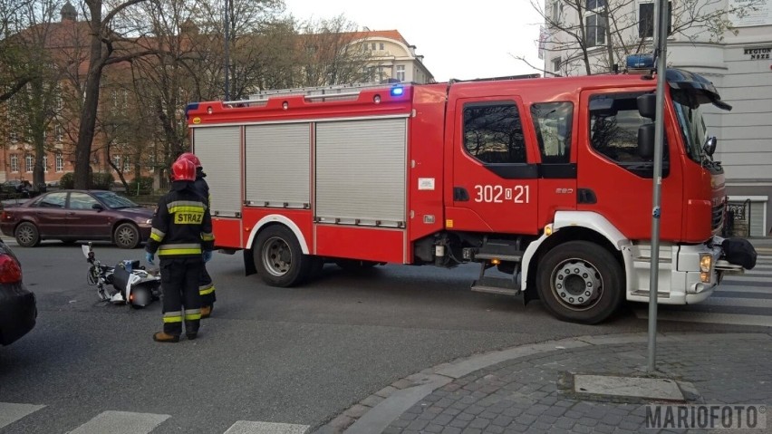 Zgłoszenie o wypadku w centrum Opola mundurowi otrzymali po...