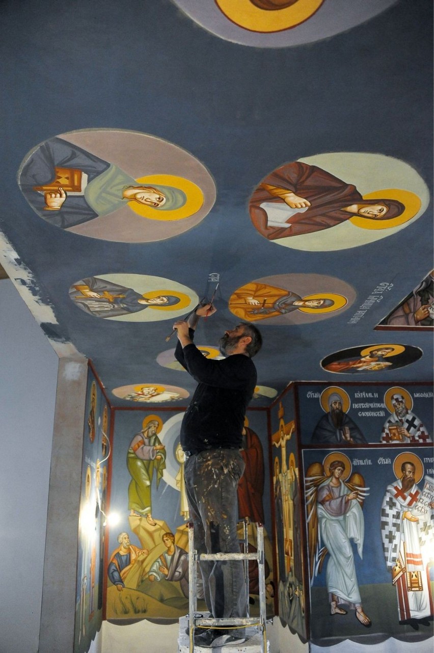 Białystok: Cerkiew św. Jana Teologa ma nowe freski (zdjęcia)