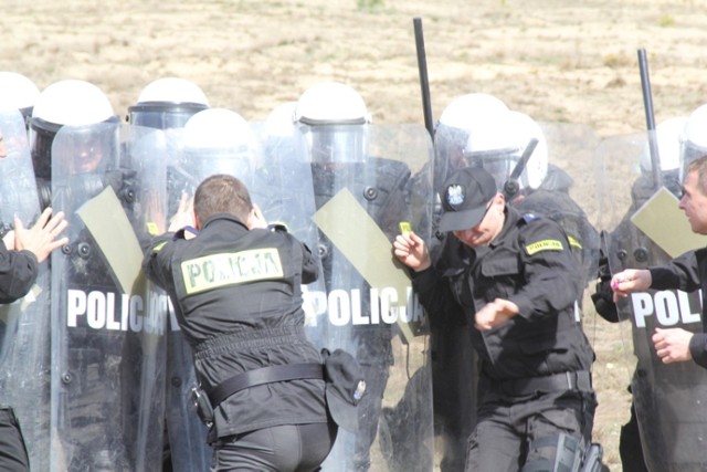 Policjanci szkolili się na poligonie wojskowym