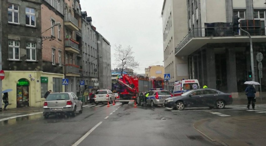 Wypadek w Katowicach na Francuskiej