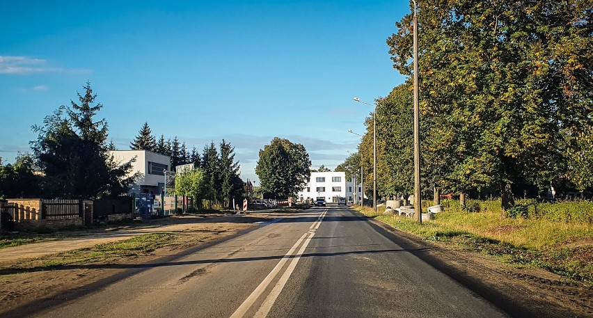 Remont ulicy Szybowników w Lesznie, paździenik 2020