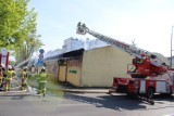Pożar sklepu Sedal na osiedlu Żołnierzy POW w Bełchatowie, ZDJĘCIA, VIDEO