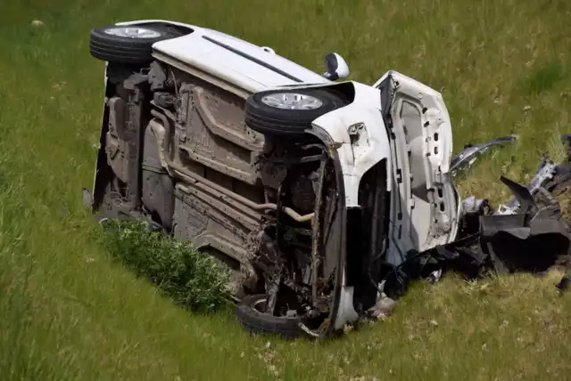 Wypadek na drodze między Mielnem a Modliszewkiem