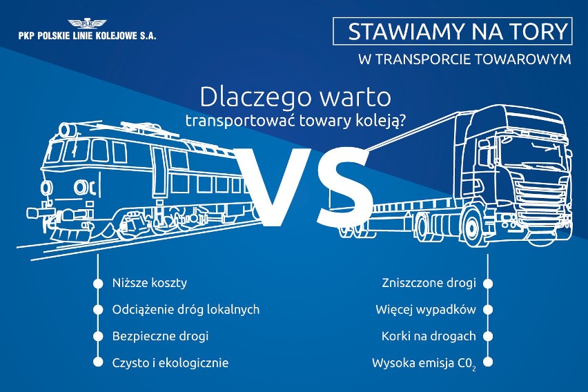 Towary na torach. PKP Polskie Linie Kolejowe S.A. modernizują dwie ważne linie kolejowe