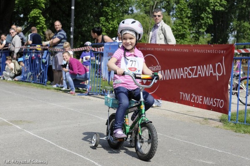 Rowerowy piknik, który odbył się na Kępie Potockiej,...