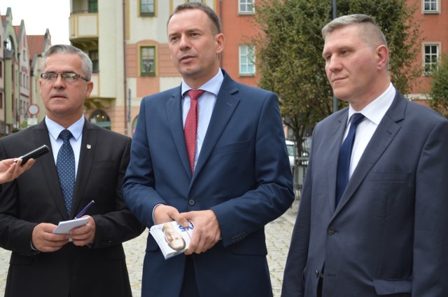 Od lewej: Sławomir Majewski, Piotr Borys, Jacek Zahorski