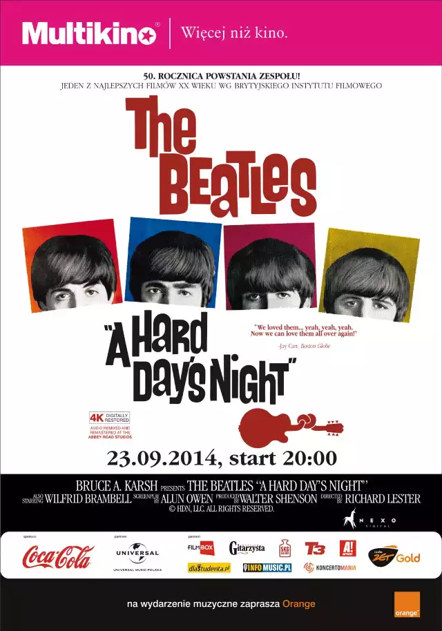 Multikino Rumia: A Hard Day’s Night