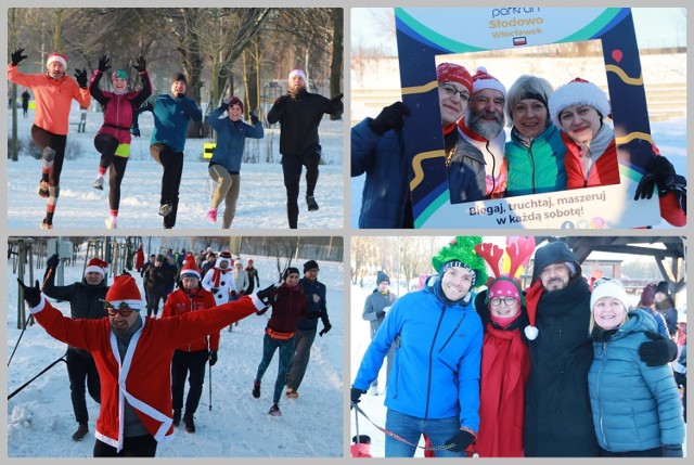 Parkrun na Słodowie we Włocławku - Boże Narodzenie 2021.