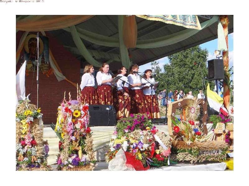 Dożynki Gminno-Parafialne Niegowa 2013