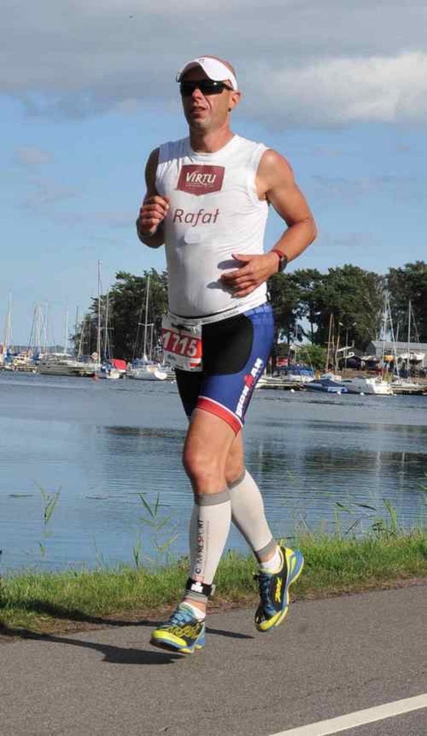 Rafał Galiński ukończył triathlonowe zawody Ironman w Szwecji