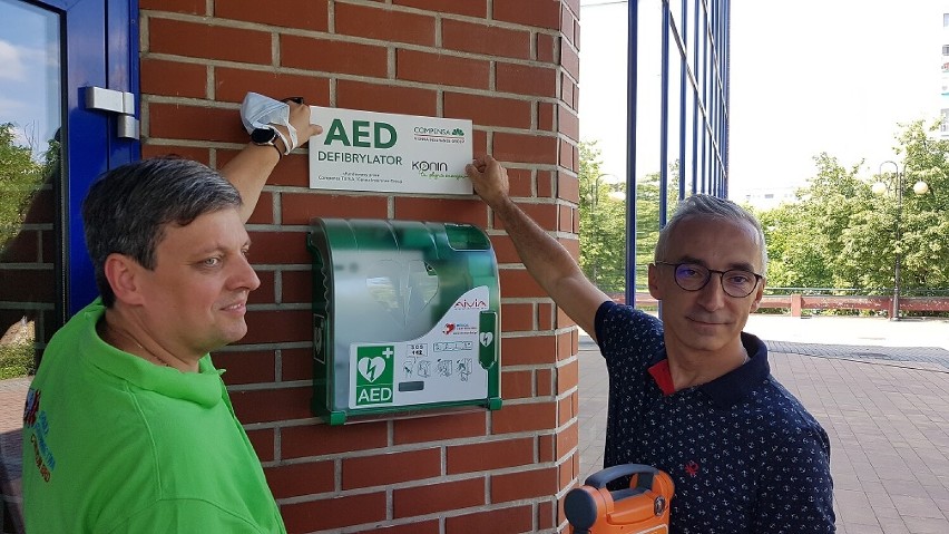 Defibrylator AED otrzymało miasto Konin.Defibrylator...