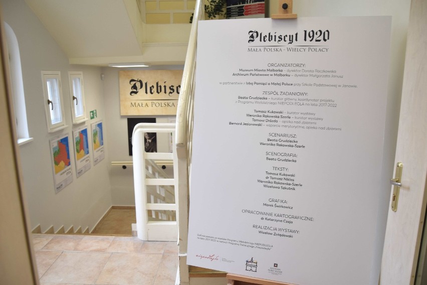 Malbork. Wystawa na 100-lecie plebiscytu już otwarta [ZDJĘCIA]. Dzisiaj można zagłosować symbolicznie 